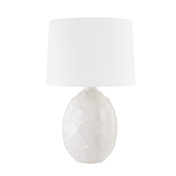 Troy Lighting Gardena 1 Light Table Lamp 15 In. Patina Brass PTL8224-PBR/CRW - main
