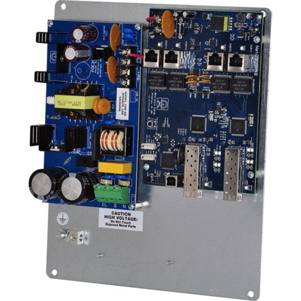 Altronix PoE Switch, Camera Inputs 4, Load 120W NetWaySP4PL - main