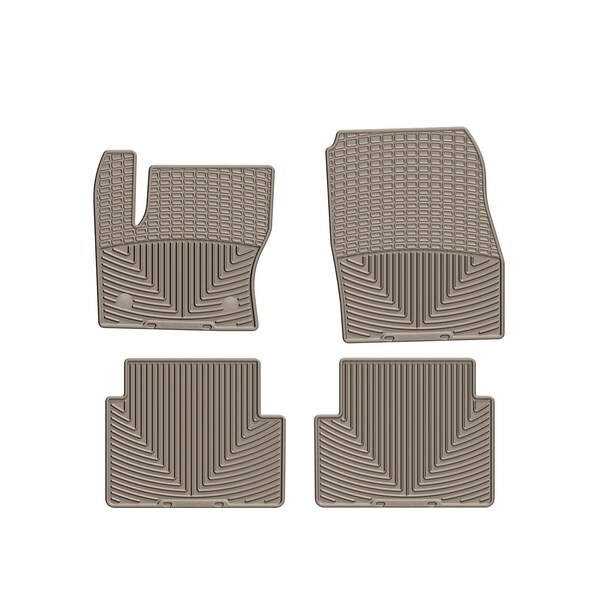 Weathertech Tan, Front and Rear All Weather Floor Mats W283TN-W284TN - main