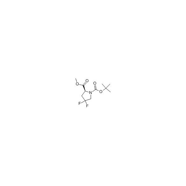 Ak Scientific N-Boc-4, 4-Difluoro-L-proline methyl ester (1g), CAS 203866-17-5 W4297-1g - main