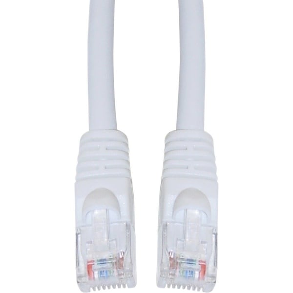 Cable Wholesale Cat5e White Copper Ethernet Patch Cable, Snagless/Molded Boot, POE Compliant, 2 foot 10X6-09102 - main