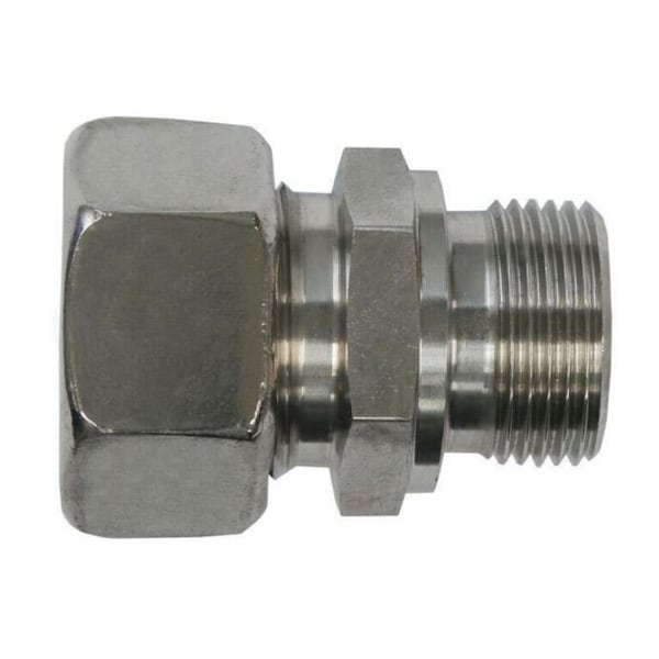 Brennan Industries Male Cut Face 08 mm Straight, Steel D8400-E04-08-CF - main