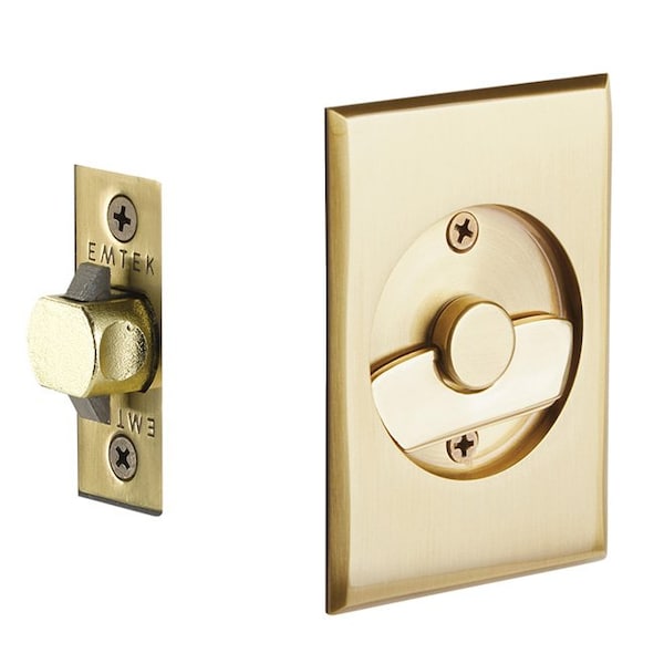 Emtek Pocket Door Locks Privacy French Antique Brass 2015US7 - main