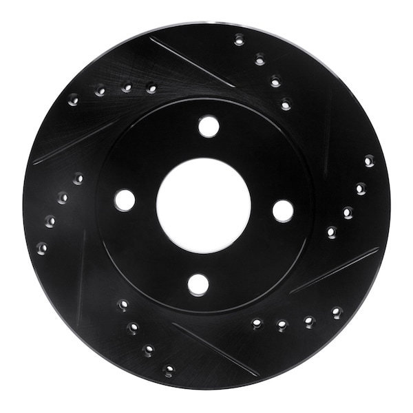 Dynamic Friction Co DFC Brake Rotor - Drilled and Slotted - Black 633-54045R - main