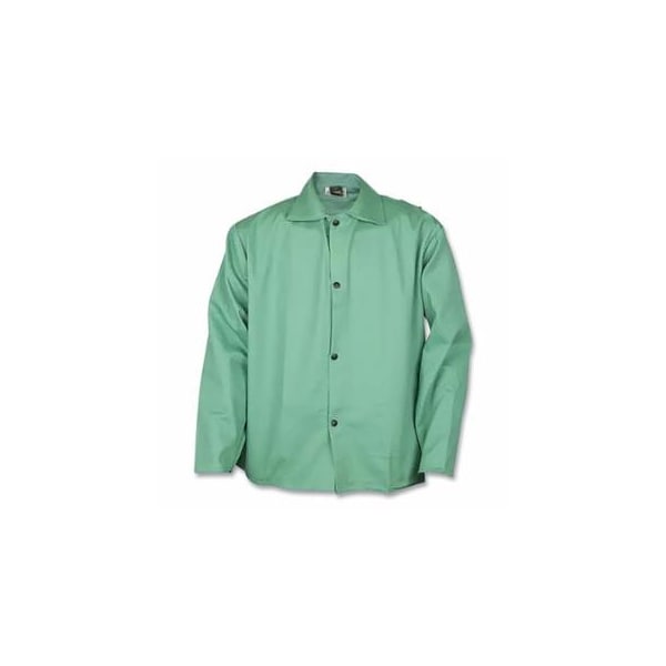 Tillman Lightweight Flame Resistant Welding Jacket, 6230, Westex FR7A, 2XL, Green 724-62302X - main