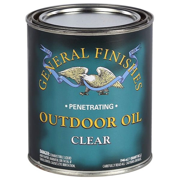 Outdoor Oil Qt General Finishes Clear Exterior Penetrating Oil QTOC - main