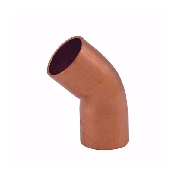 Jones Stephens 1/4in. Wrot Copper 45Deg. Elbow C75040 - main
