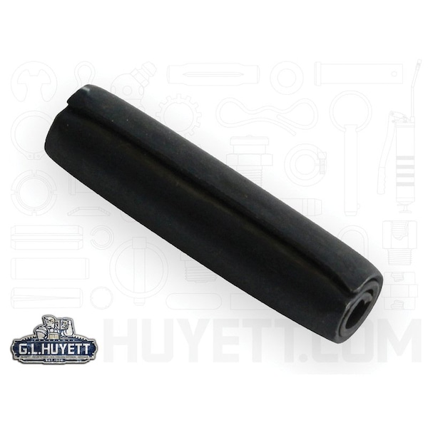 Huyett Coiled Spring Pin, Heavy Duty, High Carbon Steel, 0.250 in Dia x 0.875 in Length SPC-250-0875H - main