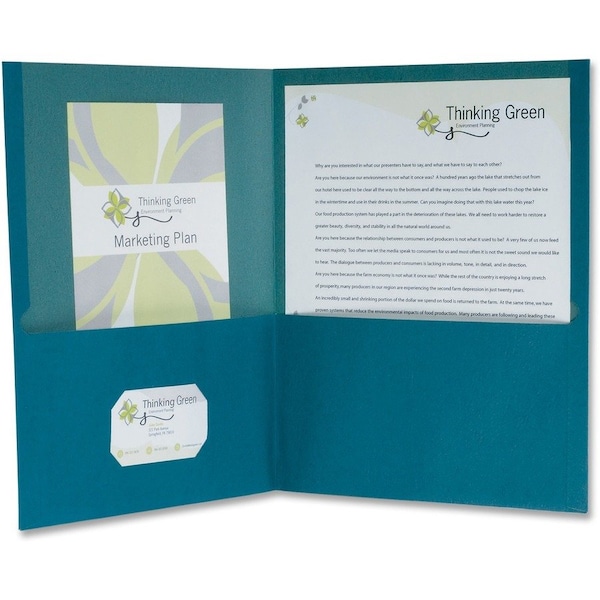 Tops Business Forms FOLDER, TWN, PKT, 10PK, RC, BE 00571 - main