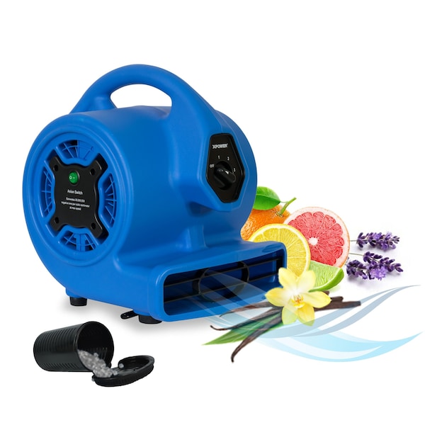 Xpower P-150N Freshen Aire 500 CFM 3 Speed Scented Mini Mighty Air Mover, Utility Fan, Dryer, Blower P-150N - main