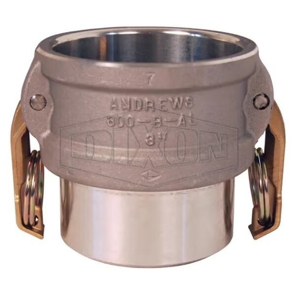 Dixon Cam and Groove Coupler, 5 in Nominal, Butt Weld x SCH 40 Pipe End Style, Aluminum, Domestic 500DWBPSTAL - main