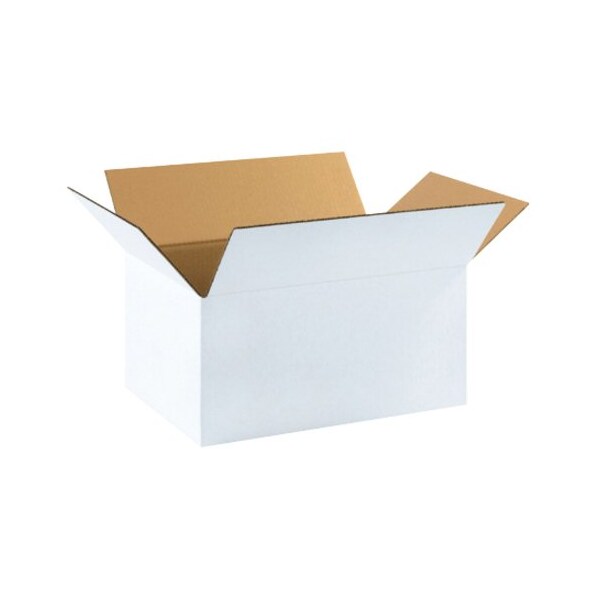 Partners Brand Corrugated Boxes, 17 1/4" x 11 1/4" x 8", White, 25/Bundle 17118W - main