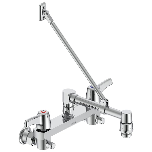 Delta Commercial 28C2 Two Handle 8 In Wallmount Service Sink Faucet In Chrome 28C2363 - main