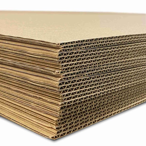 Flipside 32 x 40 Kraft Corrugated Sheets (C-Flute) Pack of 25 32405-25 - main