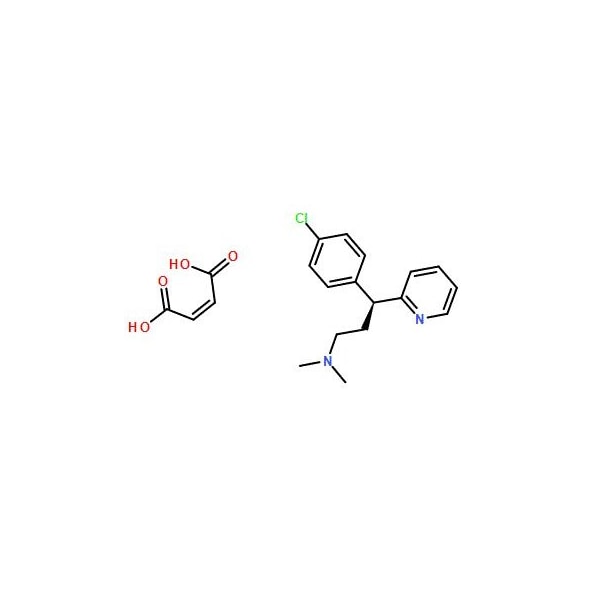Ak Scientific Dexchlorpheniramine maleate, meet USP specifications (1g), CAS 2438-32-6 V0236-1g - main