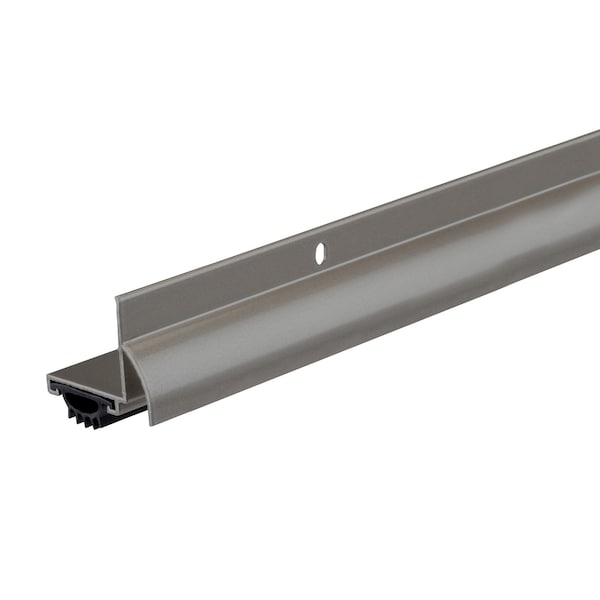 M-D Building Products 36 in. Satin Nickel Aluminum L-Shape Screw-on Under Door Seal 48998 - main