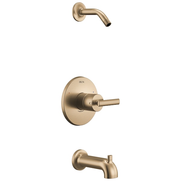 Delta Altado Monitor 14 Series Tub & Shower Trim - Less Head In Champagne Bronze T14442-CZLHD - main