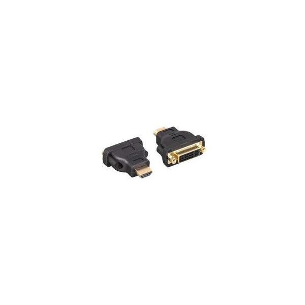Cable Wholesale DVI-D to HDMI Adapter, DVI Female to/from HDMI Male 30HD-00320 - main