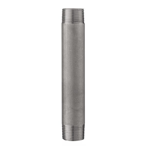 Ironwerks Designs 3/4" x 6" Decorative Sandblast Iron Pipe Nipple, 10PK SND-3/4x6-10 - main