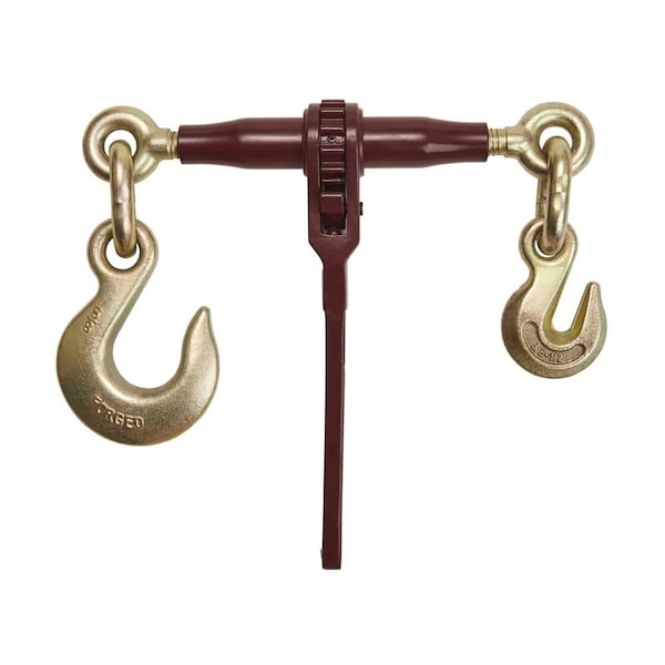 Mytee Products PRO Heavy Duty Chain Binder Ratchet Style 3/8in-1/2in Grab Hook & 5/8in Slip Hook CBRS38-58SH - main