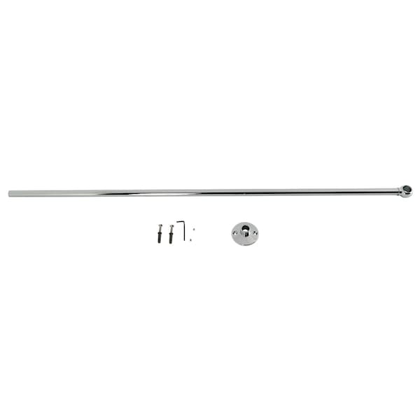 Kingston Brass Shower Curtain Rod Support, Polished Chrome CCS341 - main