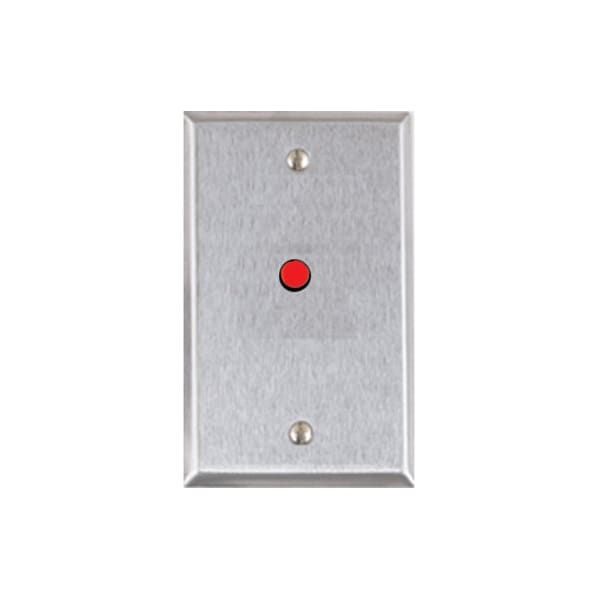 Alarm Controls Wall Plate, Single Gang, Stainless Steel RP-28 - main