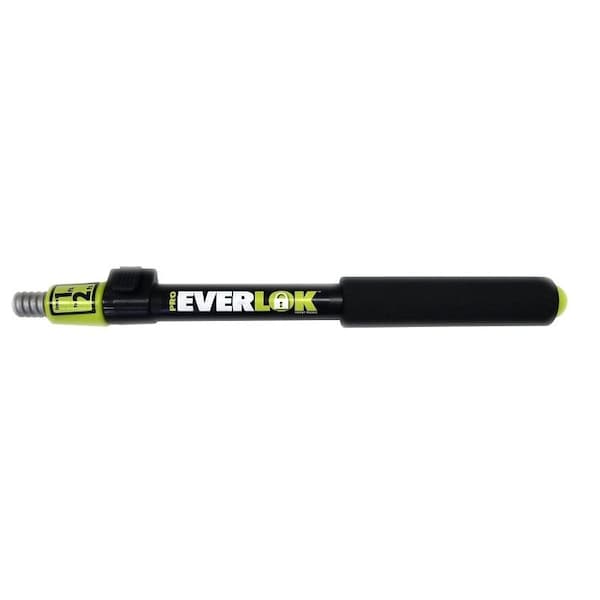 Linzer Pro Everlock Extension Pole, 1 to 2 ft L, Aluminum, FoamPadded Handle RPE112 - main
