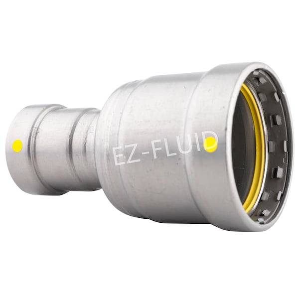 Ez-Fluid 1 X 3/4 Carbon Steel Mega Press G Type PRESS COUPLING REDUCER HNBR EZPGR21 - main