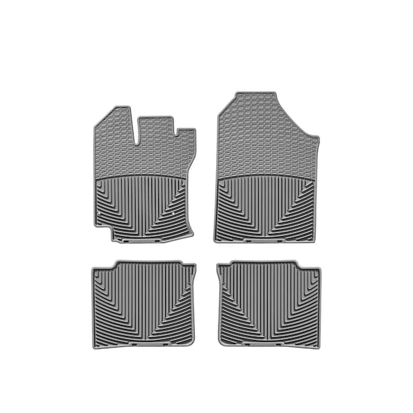 Weathertech Grey, Front and Rear All Weather Floor Mats WTCG128129 - main