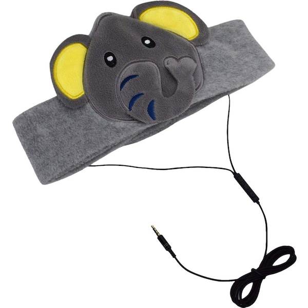 Contixo H1 Kids Soft Warm & Cozy Fleece Headphones Earphones Earbuds H1-Elephant - main