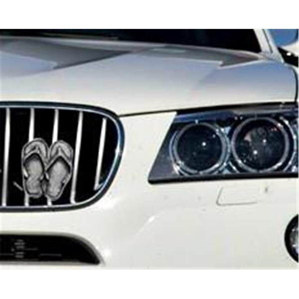 Araba Vector Flip Flops Antique Nickel Ornament, 4.5 x 3.75 in. AR159913 - main