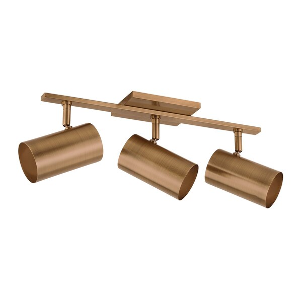 Troy Lighting Rueben 3 Light Bath and Vanity, Patina Brass, 19 In x 6.25 In B1907-PBR - main