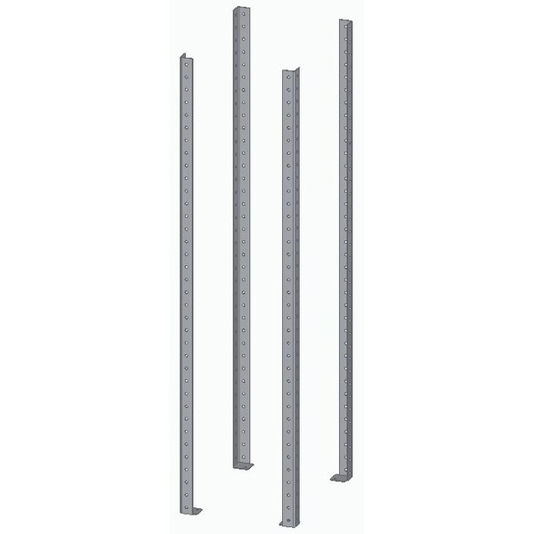 Pucel Extra set of 4 posts to expand knock down adjustable racks DR-P-72 POSTS (set of 4) - main