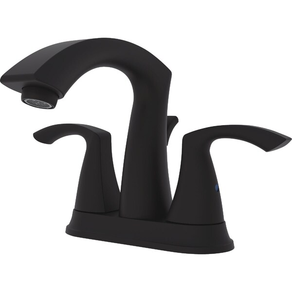 Cmi Compass Manufacturing 3280MB Brookfield Matte Black 2-Handle Bathroom Faucet With Popup 192-7902 - main