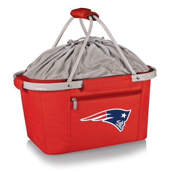 Picnic Time Family Of Brands NFL New England Patriots - Metro Basket Collapsible Cooler Tote 645-00-100-194-2 - main