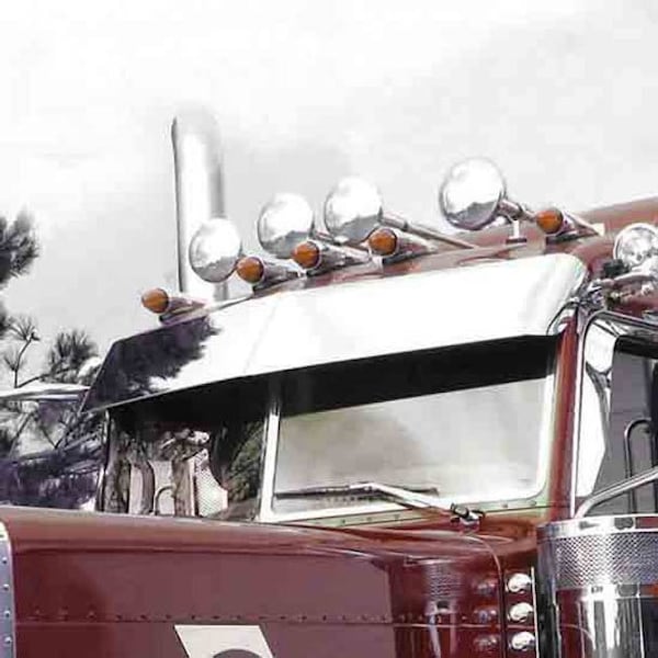 Ilc Replacement For Peterbilt 389 Glider Year 2008 Fits Ultra Cab Trucks Only 14In Stainless Steel Drop WZ-EJSF-E - main