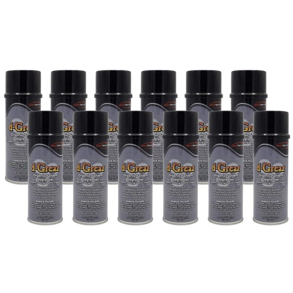 Quest Specialty Quest d-GREAZ Organic Solvent Degreaser net 12 oz. Can, 12PK 5000 - main
