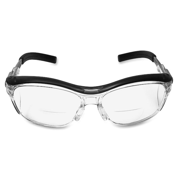3M 3M(TM) Nuvo(TM) Reader Safety Glasses, Gray Traditional Frame, 1.5 Diopter, Clear Lens, Universal 11434-00000-20 - main