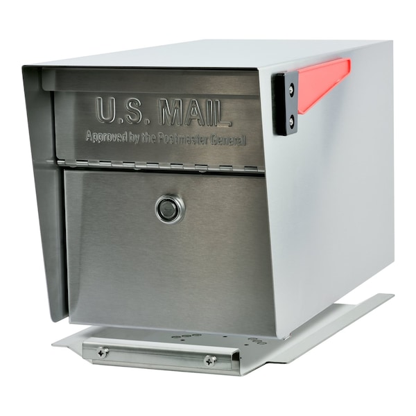 Mail Boss Mail Manager PRO 316 SS Locking Post-Mount Mailbox, Black, USPS 805914 - main