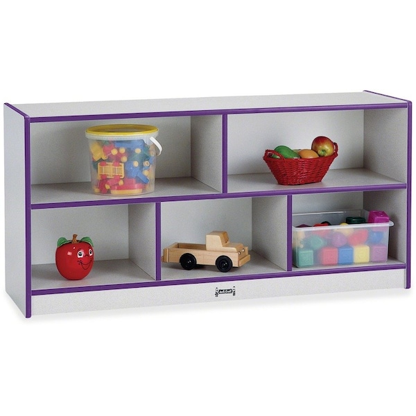 Jonti-Craft Rainbow Accents Toddler Single Mobile Storage Unit, Purple 0324JCWW004 - main