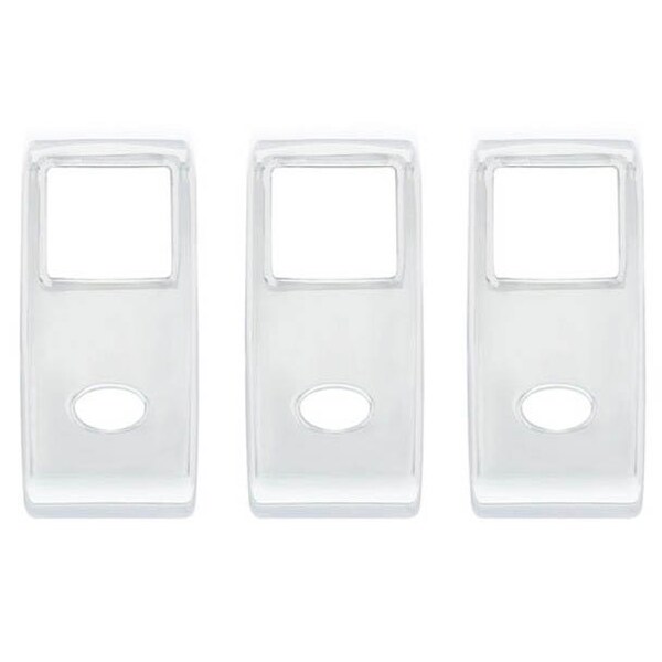 Ilc Replacement For Kenworth T660 Year 2016 Chrome Rocker Switch Covers W 2 Openings WZ-ER58-E - main