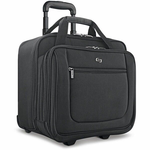 Solo New York Rolling Carrying, Fits 17.3'' Laptops, 14'' x 16.8'' x 5'', Black PT1364 - main