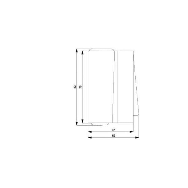 Siemens DELTA flAche IP44 AP Dark gray/light gray OFF switch 5TA4711 - main