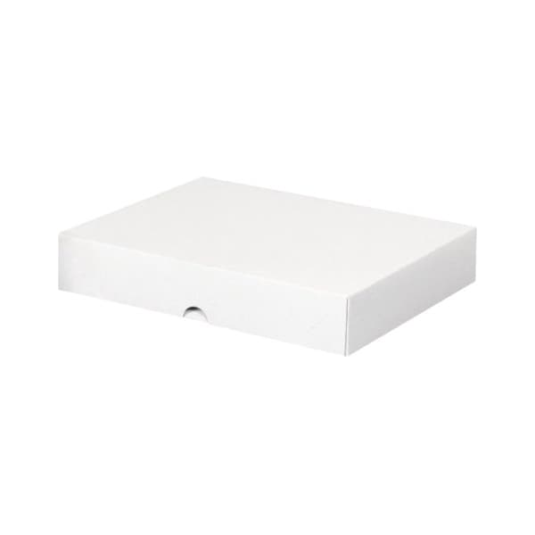 Partners Brand 8 1/2 in x 11 in x 2 in Stationery Folding Cartons, White, Fiberboard, 200 PK R1 - main