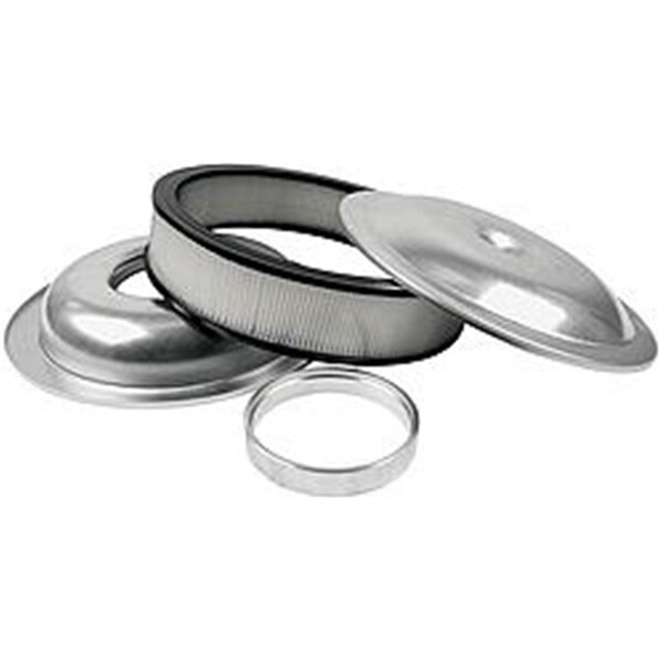 Allstar Performance 14 in. Lightweight Air Cleaner Kit 4 in. Paper Element, Plain ALL25914 - main