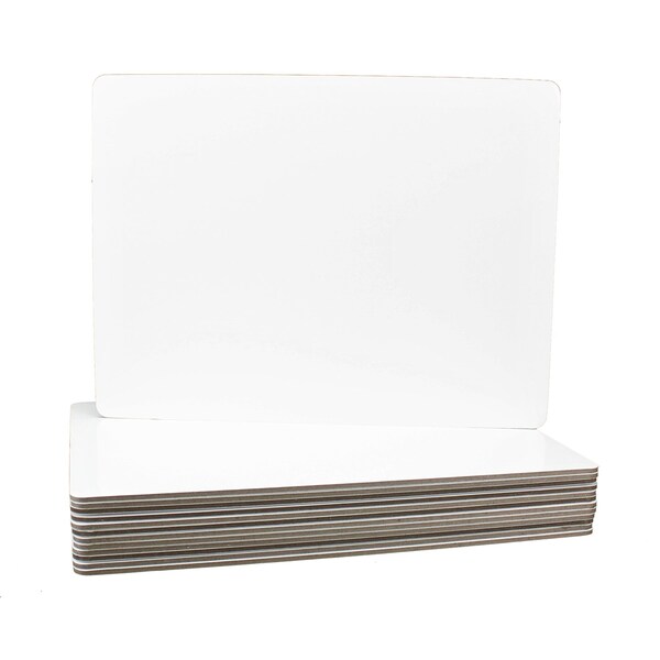 Flipside 9 x 12 Two Sided Magnetic Dry Erase/Magnetic Dry Erase Board Class Pack of 12 11277 - main