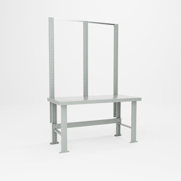 Pucel Versatile Modular Workbench, 28 in W x 84 in H x 60 in D, Gray VMW-2860-S - main