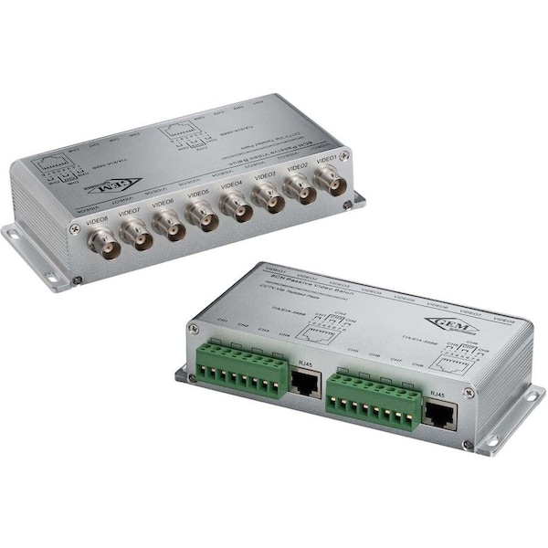 Triplett Passive Analog CCTV Balun TRB-8BNCSTRJ45 - main