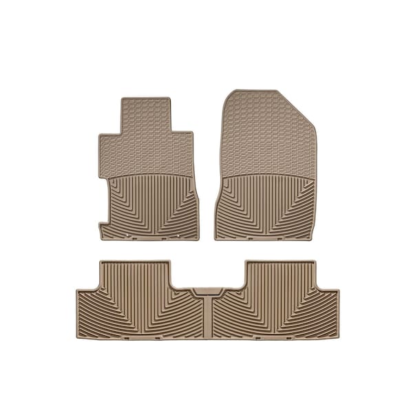 Weathertech Tan, Front and Rear All Weather Floor Mats WTHT065197 - main