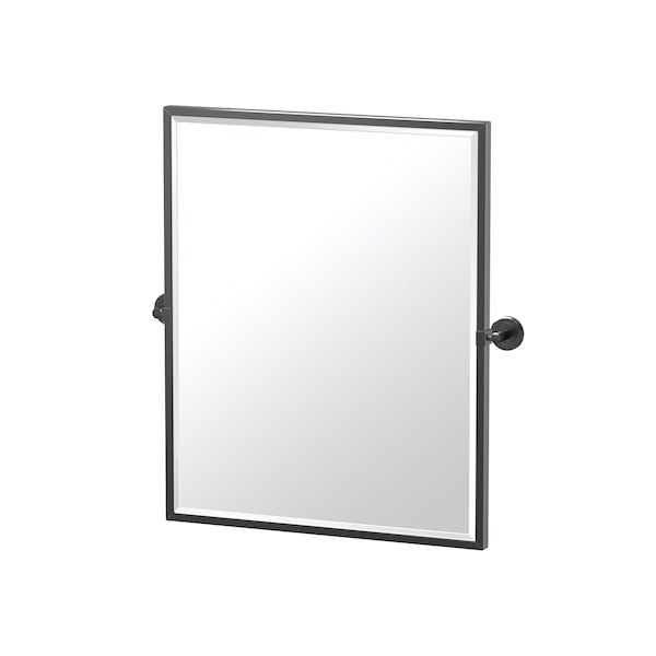 Gatco Latitude II 25" Framed Rectangle Mirror, Matte Black 4249XFSM - main